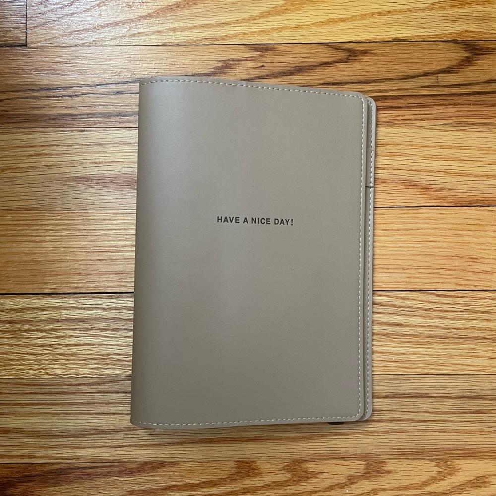 Hobonichi Techo Cousin Cover Only (A5) 2024 Have A Nice Day! (Almond)